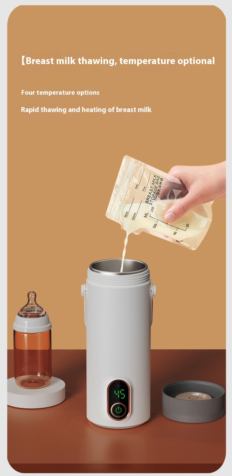 Wireless Portable Water and Electric Cup with Heating Function