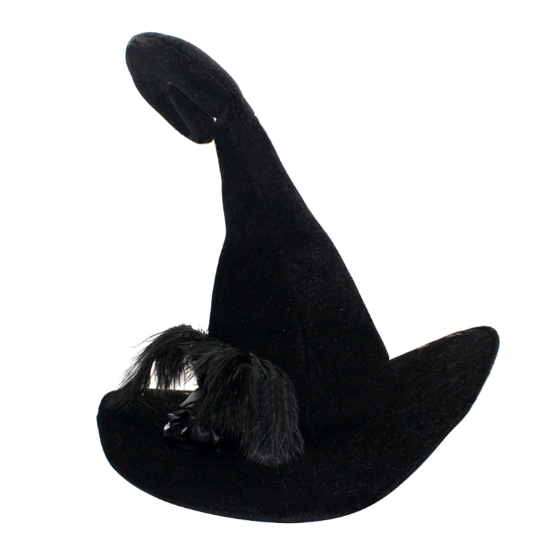 Black Festive Party Hat for Halloween & Celebrations