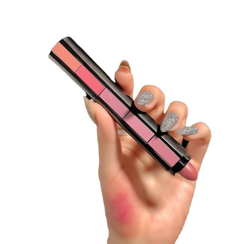 10-Color Matte Velvet Lipstick Set - Long Lasting 5-in-1 Makeup Kit