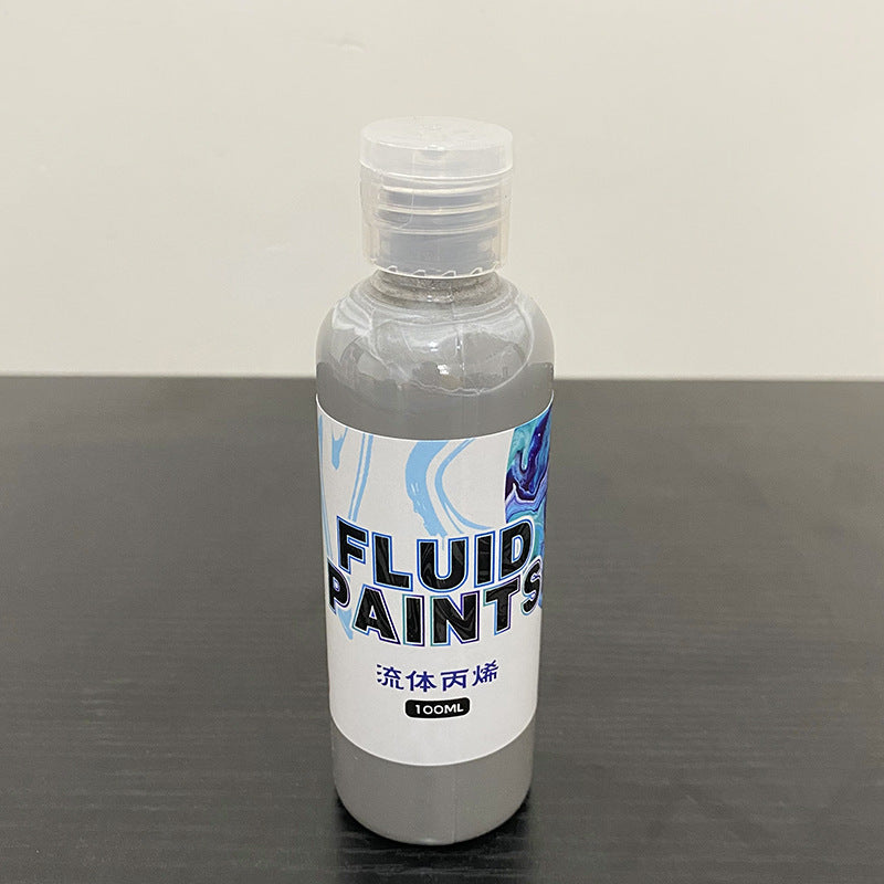 Children's DIY Fluid Acrylic Paint Set for Arts and Crafts - Multiple Colors