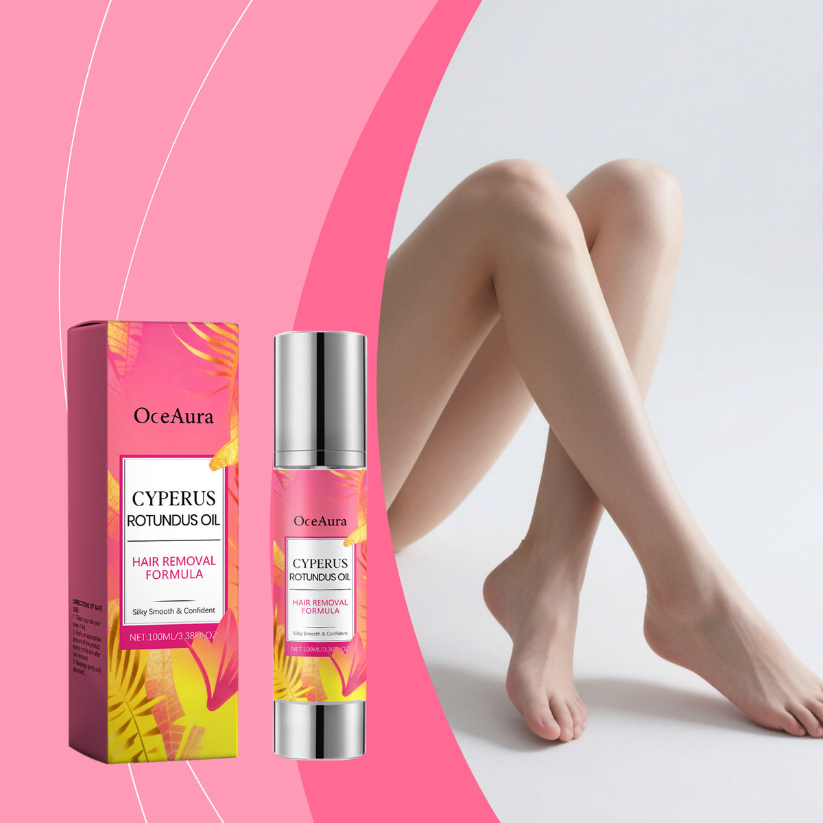 Hair Removal Oil 100ml - Skin Care & Post-Wax Treatment Oil