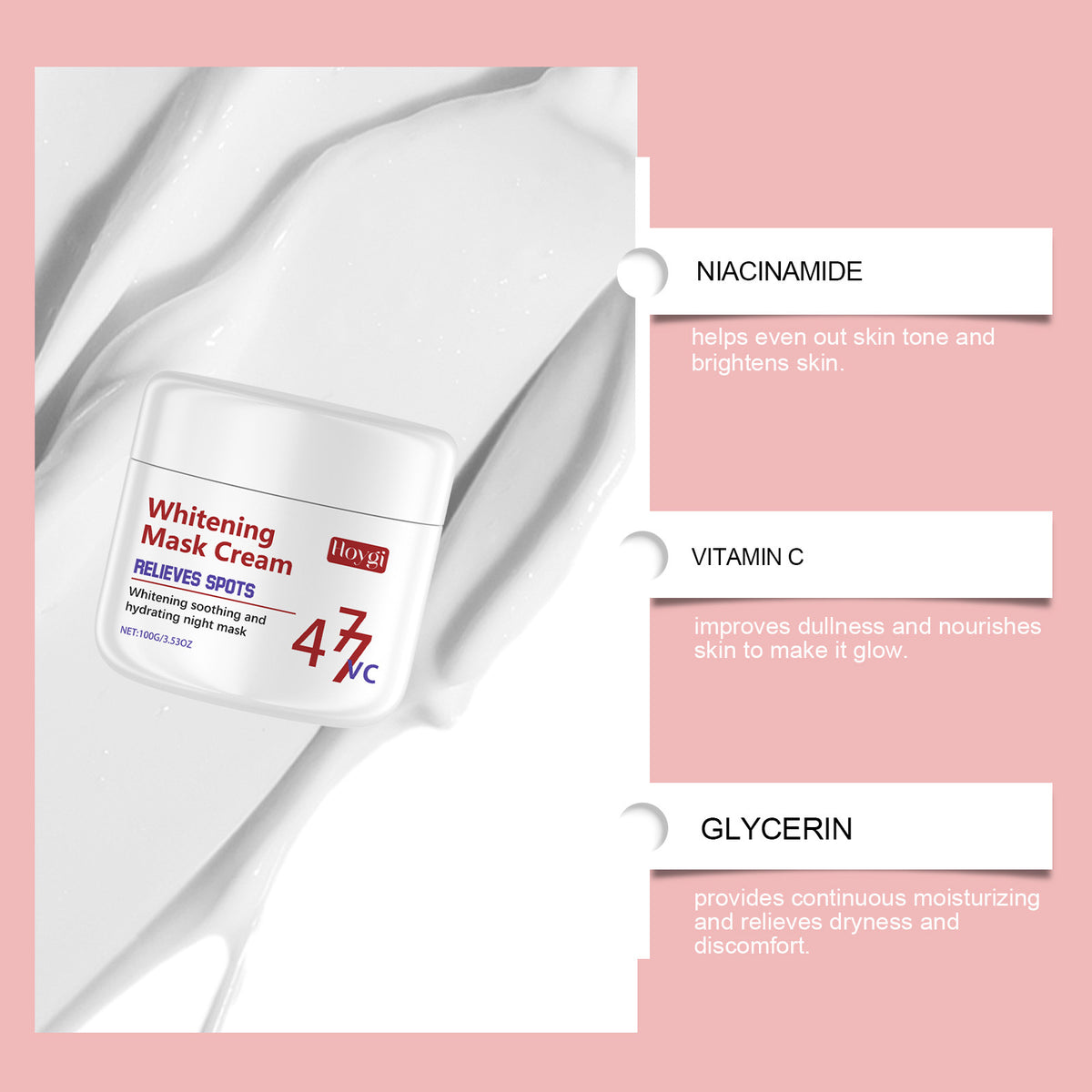 Moisturizing Facial Hydrating Mask - 100g Mild Skin Care