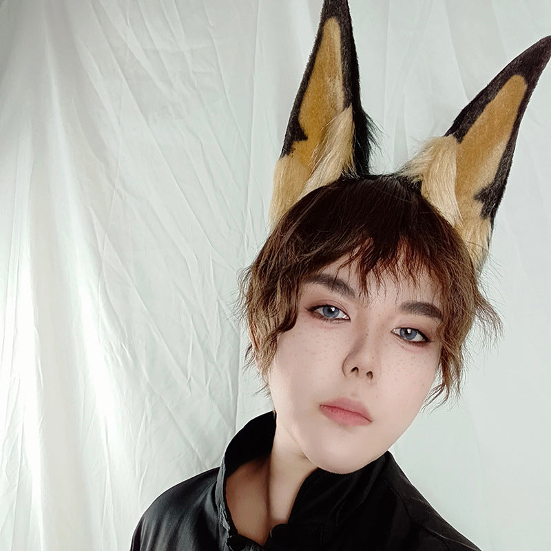 Mr. Dobbin Dog Ear Headband - Adjustable Wool Headpiece