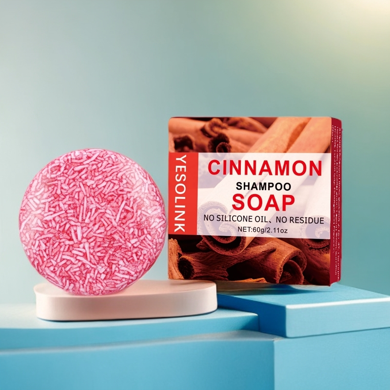 Cinnamon Shampoo Bar - 60g Natural Hair & Body Cleanser