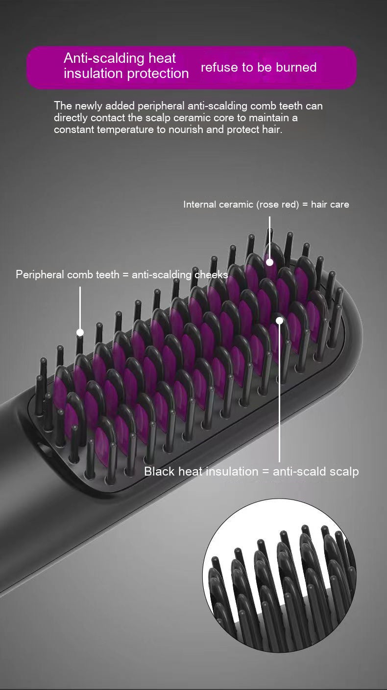 Wireless Mini Hair Straightener 35W Portable Cordless Styling Tool