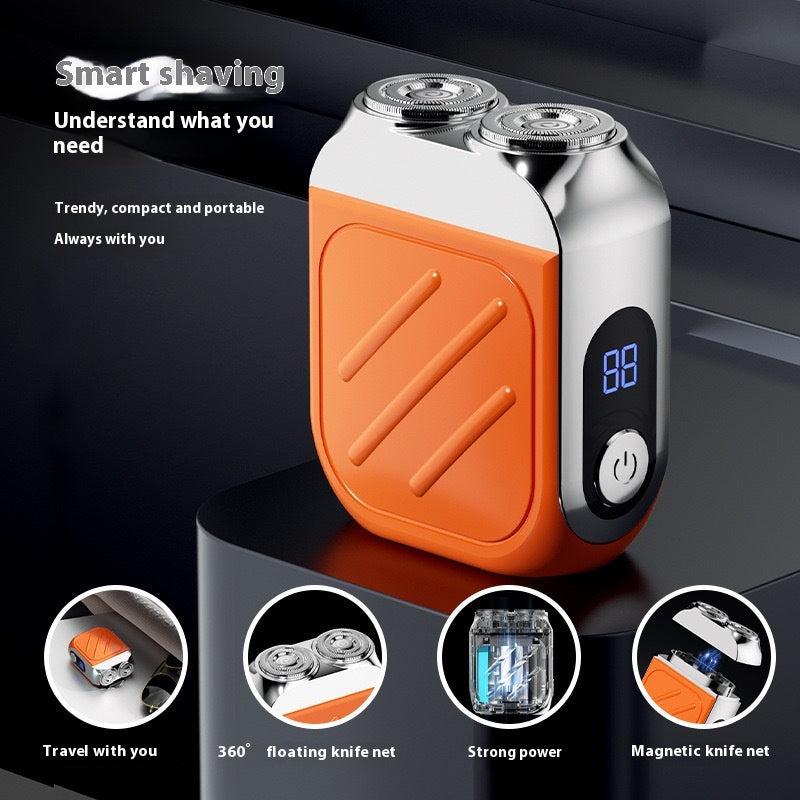 Rechargeable Double-Headed Magnetic Razor for Skin Care - USB Powered, Noise Below 36dB