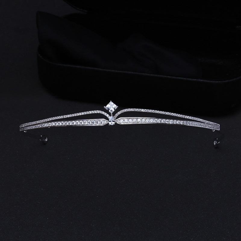 Women's Princess Crown Hairpin - Silver