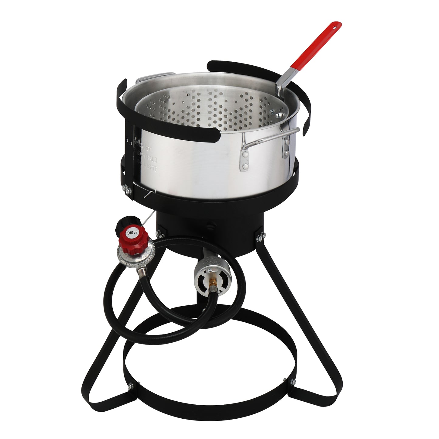 30QT Turkey Fryer & 10QT Fish Pot Set - Outdoor Cooking