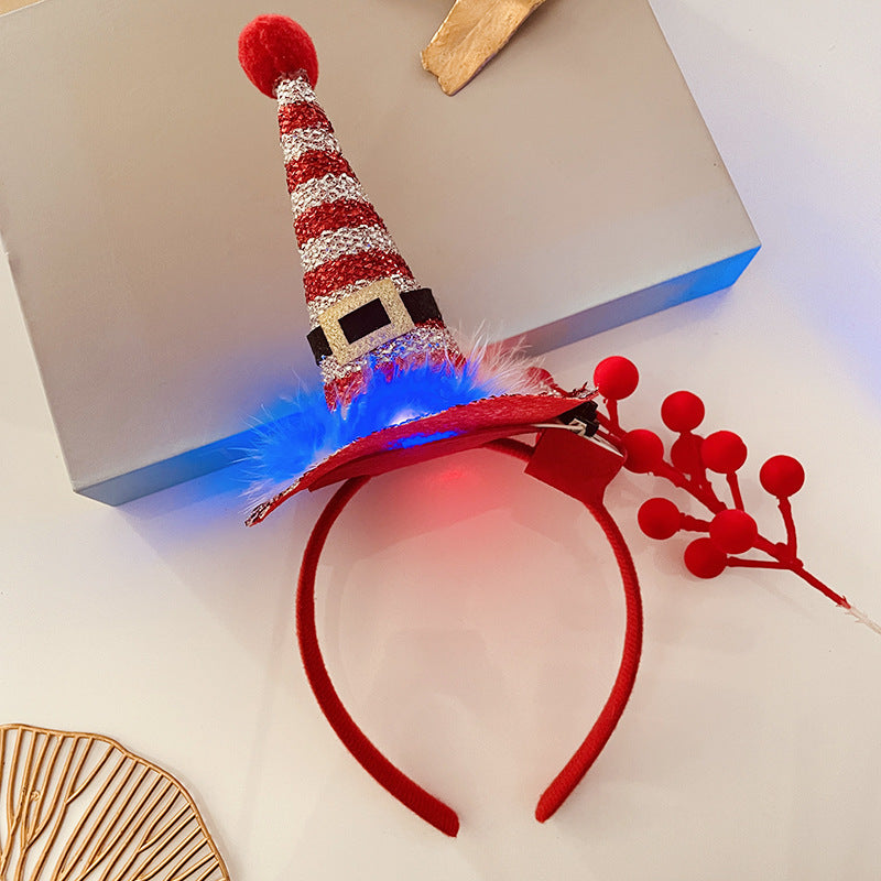 Christmas Light Headband for Women – Snowflake & Holiday Styles