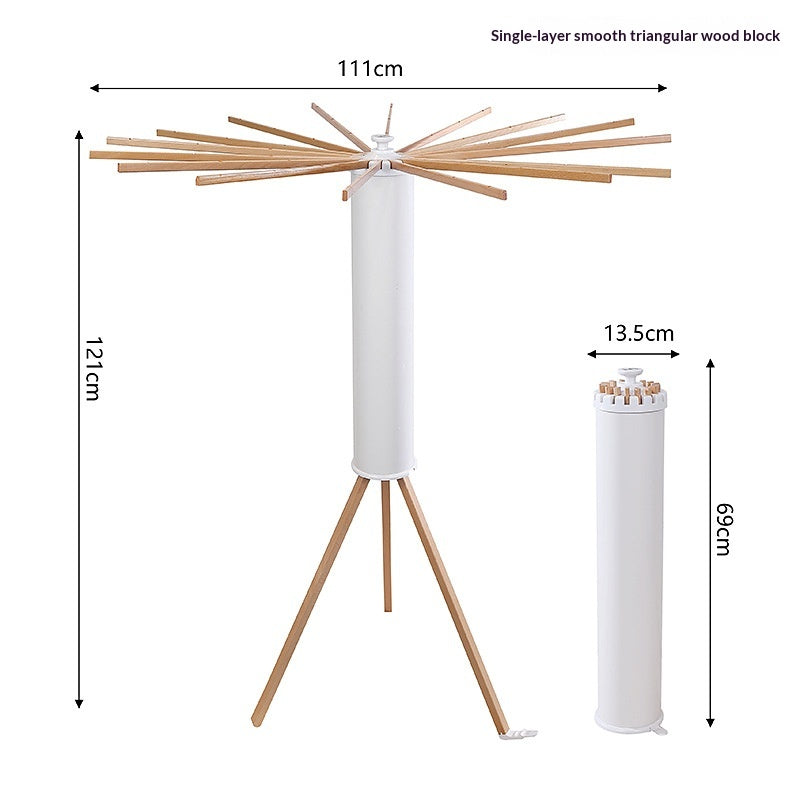 Octopus Clothes Hanger Floor Folding Storage Rack for Wardrobe & Balcony