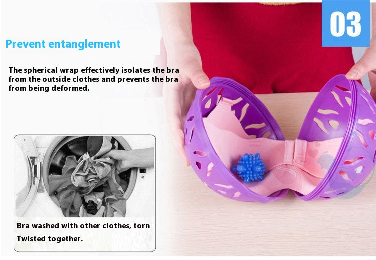Anti-Deformation Bra Cleaning Ball for Home & Laundry