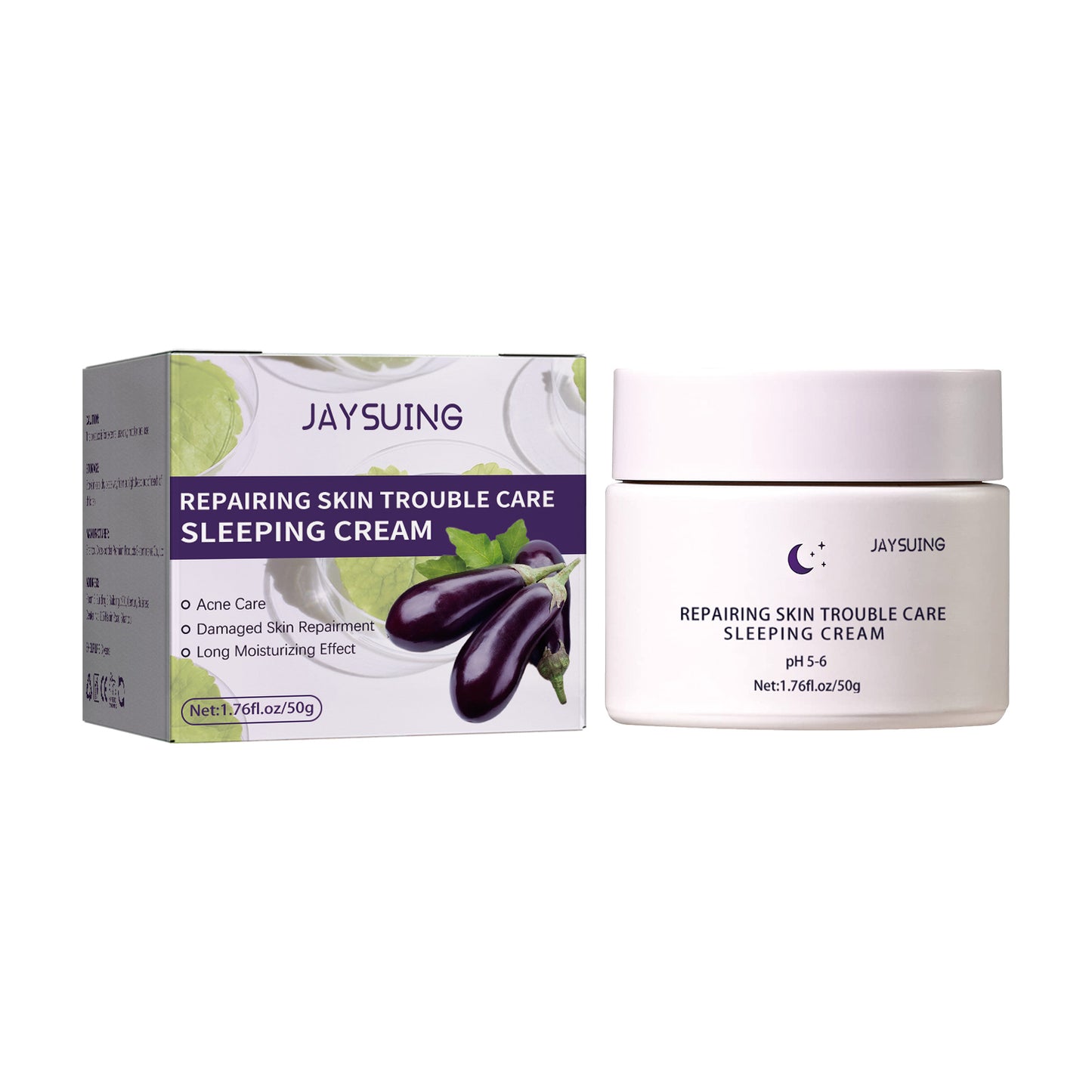 Hydrating Night Repair Sleep Cream - Moisturizing Face Cream for Sensitive Skin