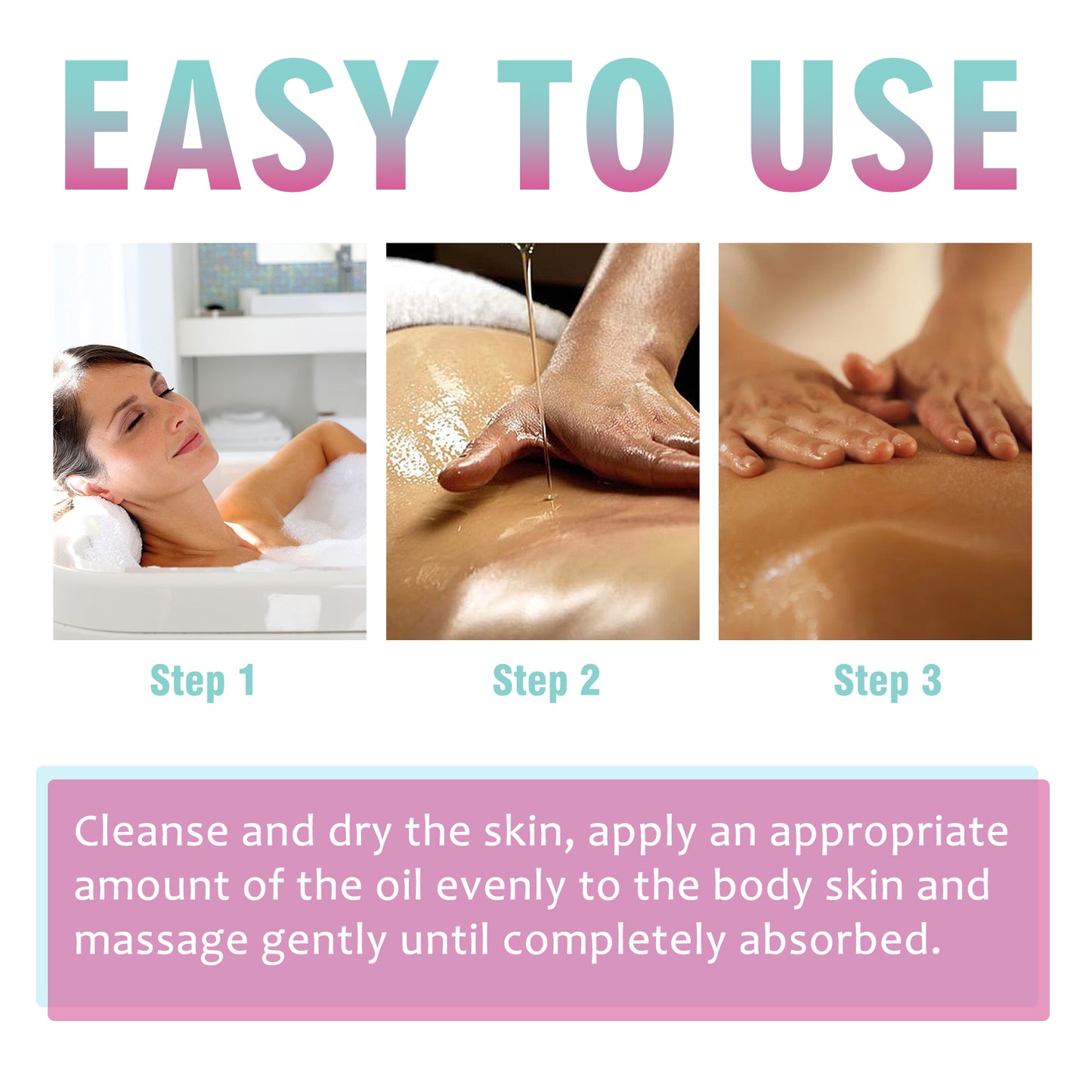 Moisturizing Body Oil for Skin Firming and Muscle Relaxation - 120ml