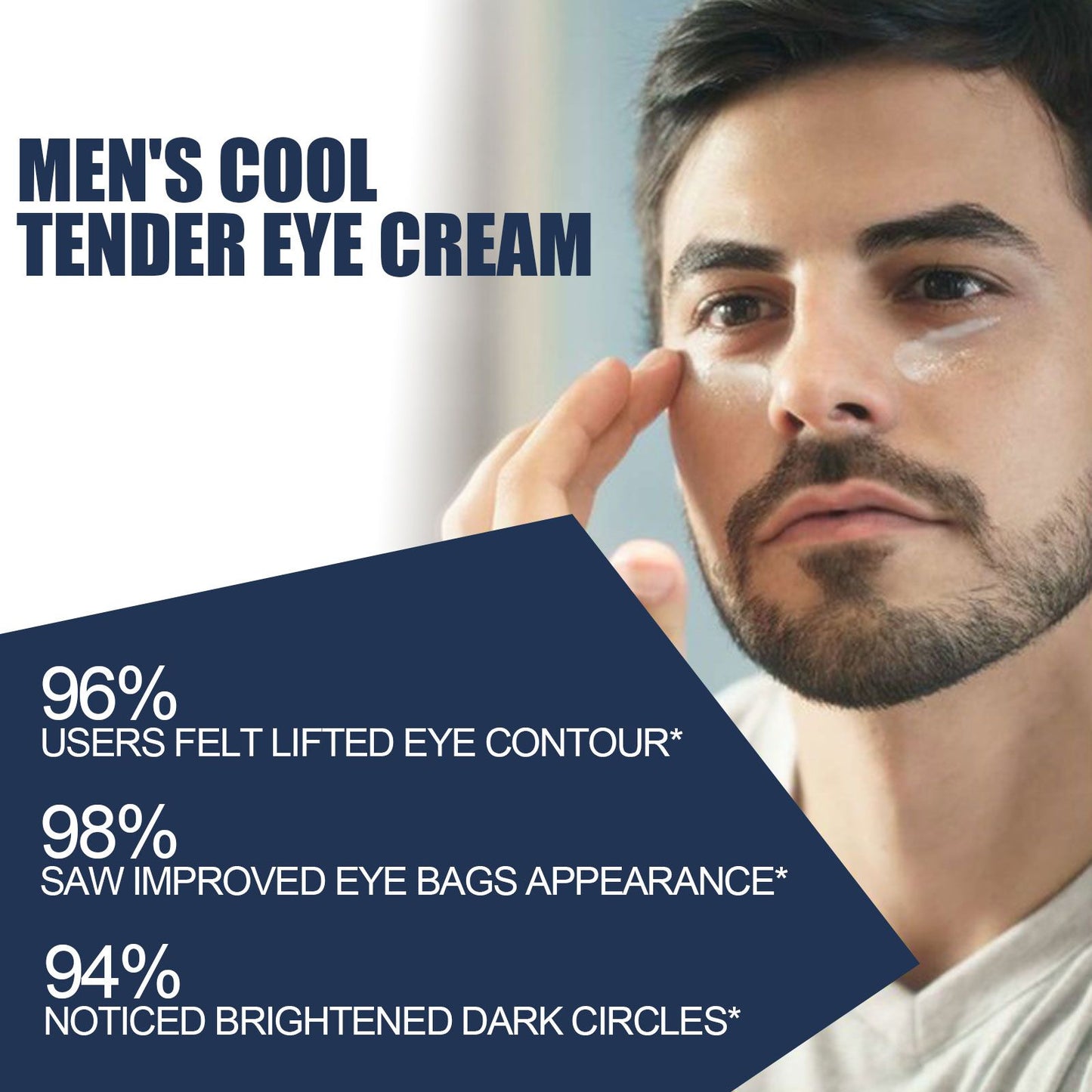 Men's Retinol Eye Cream - Anti-Aging Treatment for Dark Circles & Puffiness