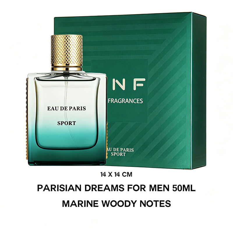 Sport Men's Eau de Toilette - 50ml Marine Woody Fragrance