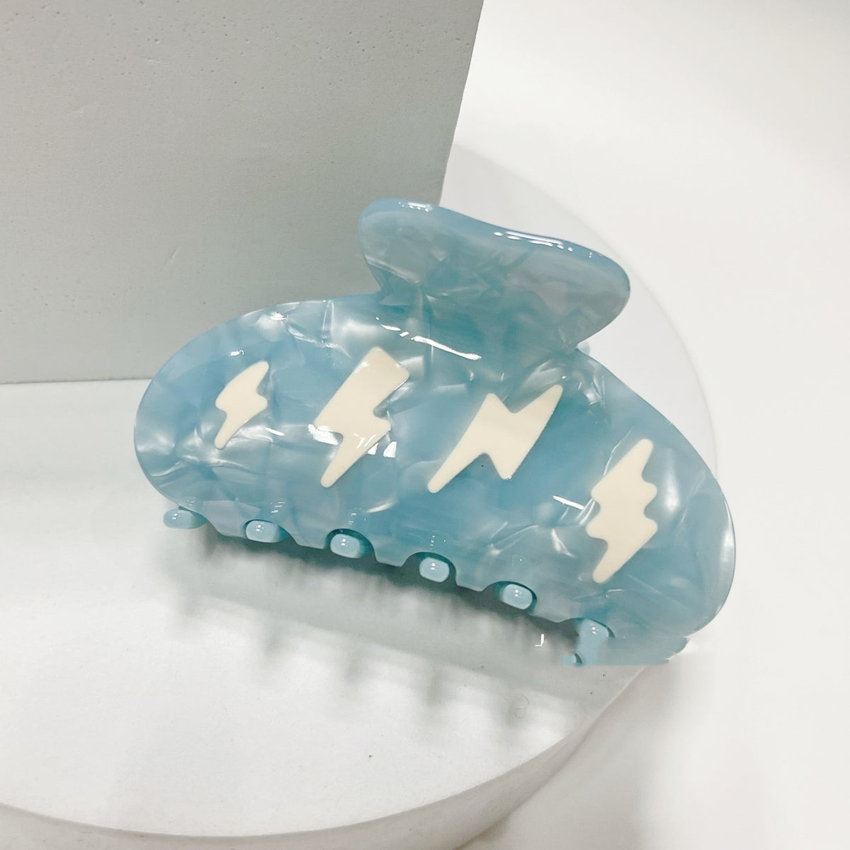 Cute Baby Blue Sky and White Clouds Large Shark Clip Hairpin