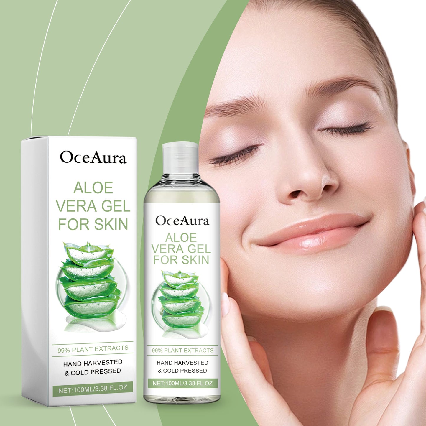 Moisturizing Aloe Vera Gel - 100ml Skin Repair & After-Sun Soothing Treatment