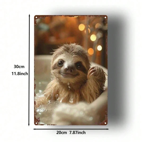 Metal Tin Sign Wall Decoration - 20cm x 20cm