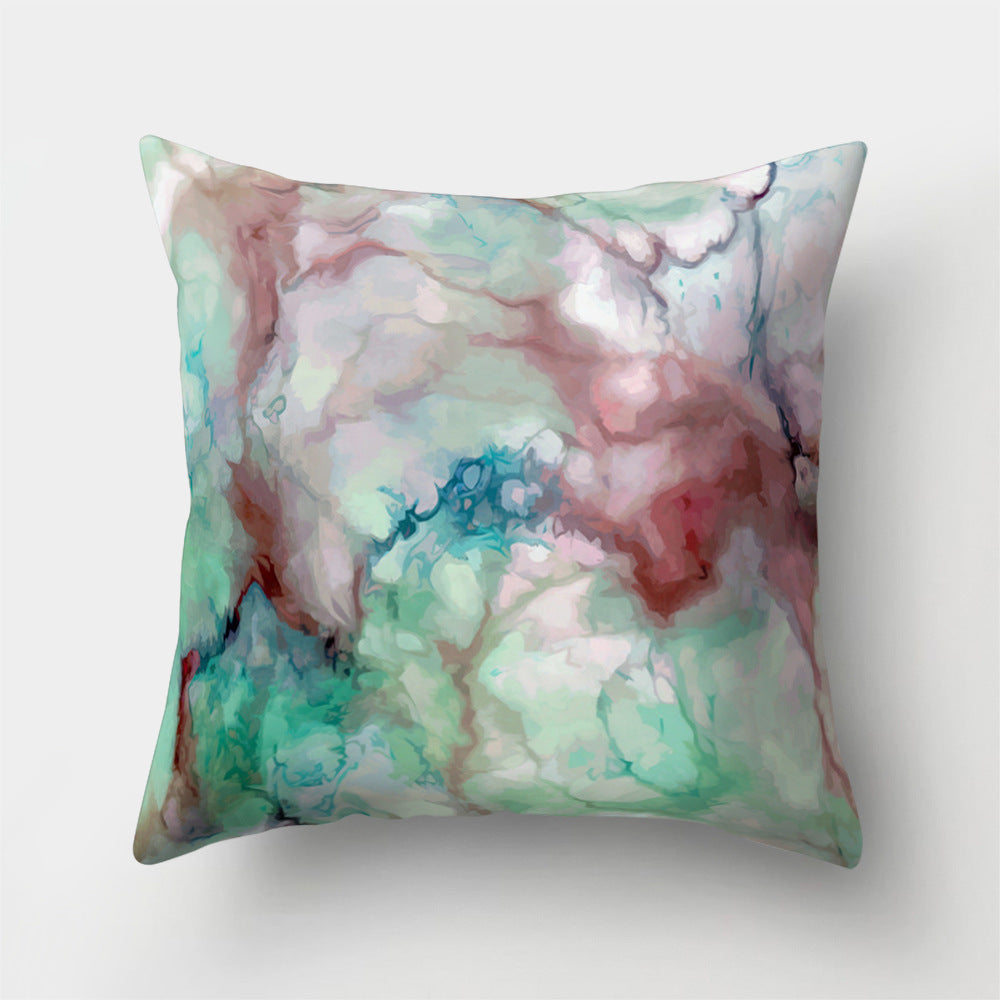 Cartoon Pattern Pillow Cover - Polyester Cushion Cover for Sofa & Home Decor