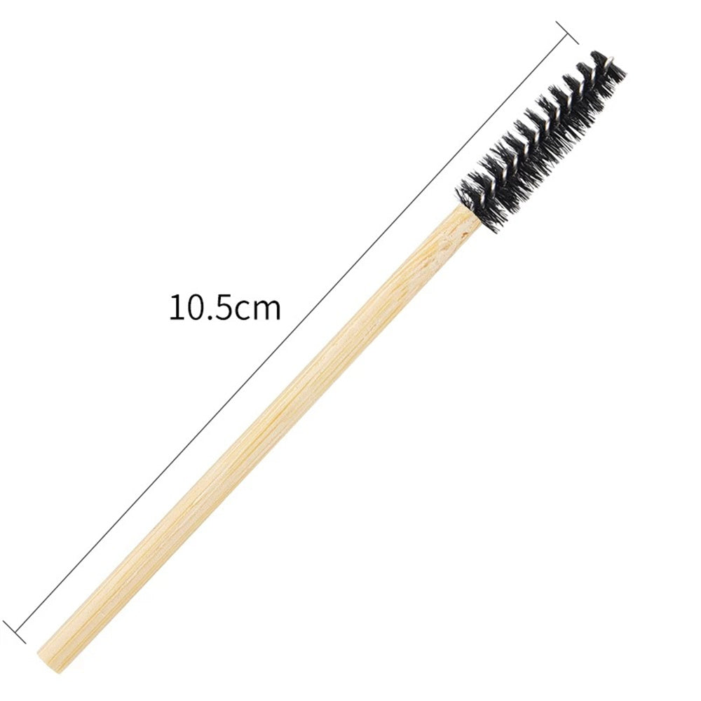 Disposable Eyelash Brush Set - Mini Nylon Makeup Tool for Lash Care, 50 Pack