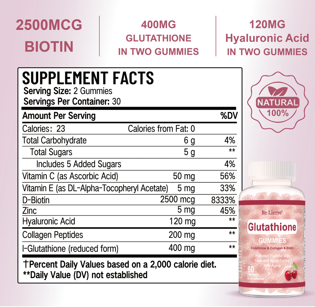 Glutathione Collagen Gummies - Cherry