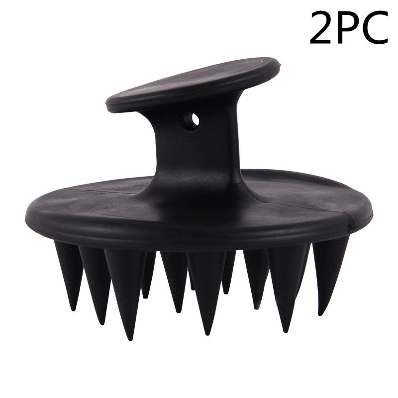 Silicone Shampoo Brush Massage Hair Scalp Cleaner Hair Care Tool
