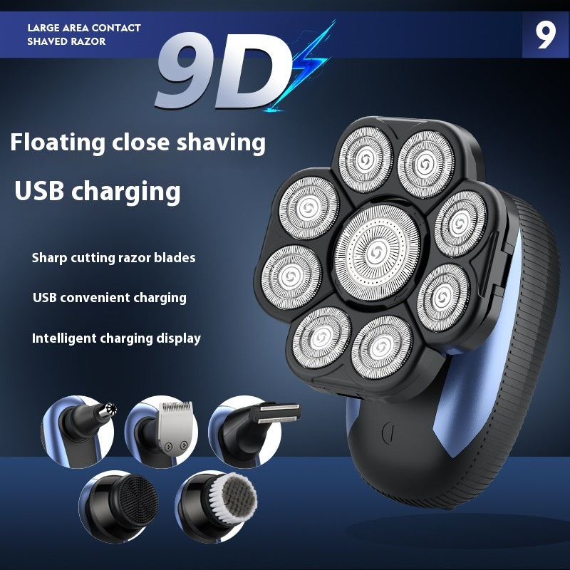 Rechargeable Electric Hair Clipper – LED Display & Floating Head