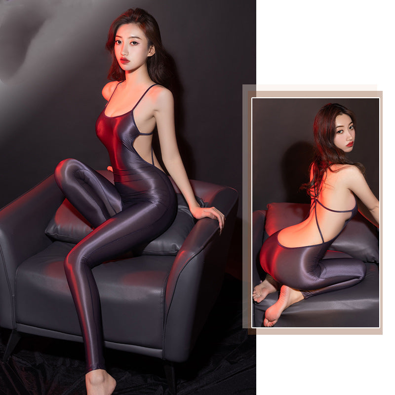 Women's Personalized Camisole Jumpsuit - Fashionable & Tight Fit