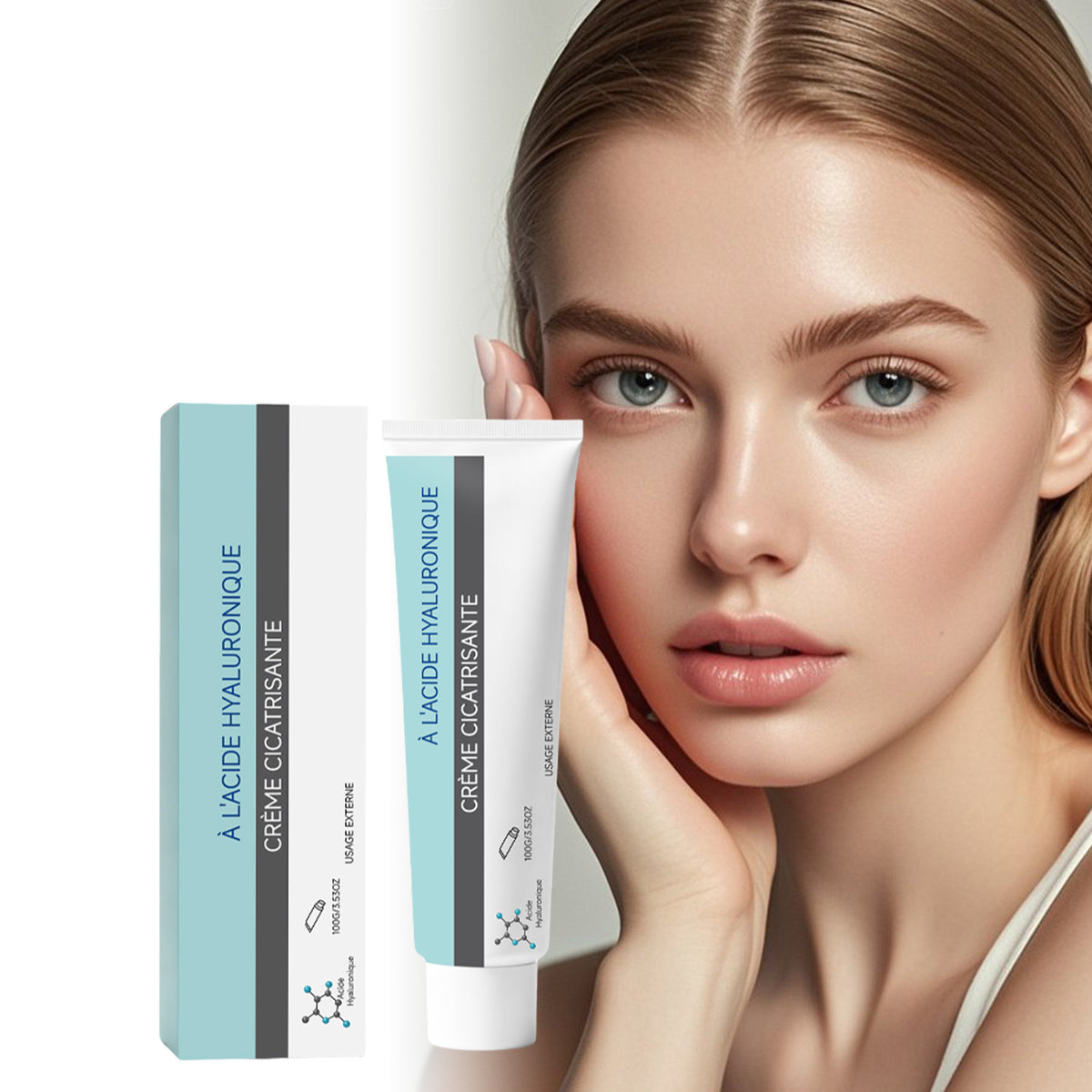 Hyaluronic Acid Face Moisturizer 100g - Hydrating Skin Care Cream