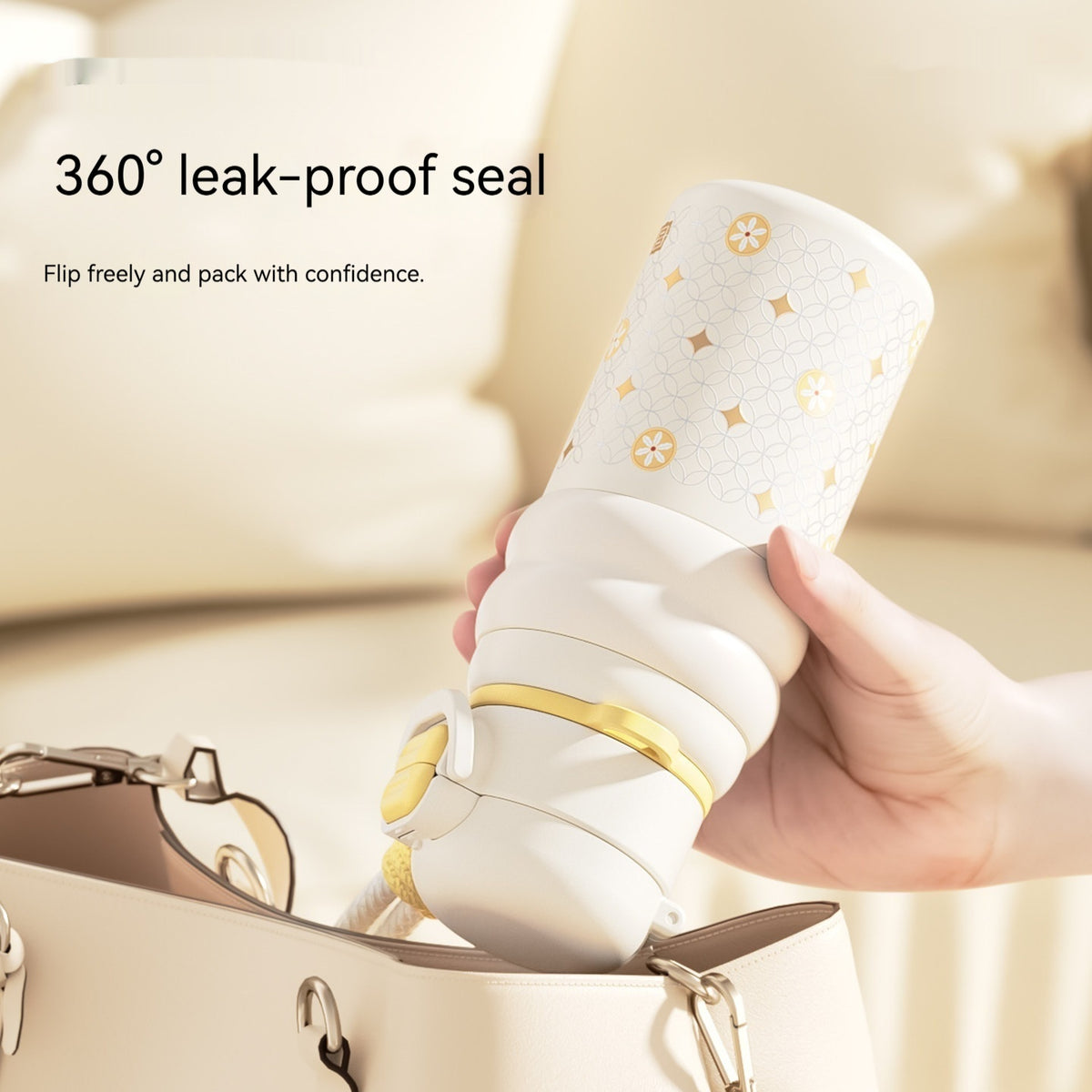 Large Capacity Dual-Use Thermal Mug with Stainless Steel Insulation