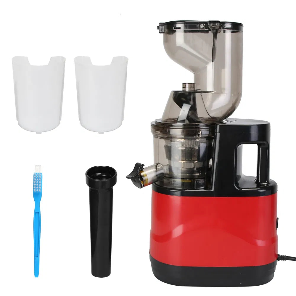 Cold Press Juicer Machine 300W Slow Masticating Juicer with Pulp Containers