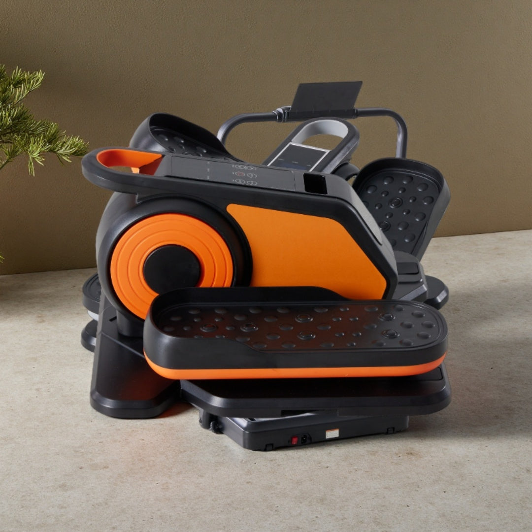 Under-Desk Elliptical Mini Pedal Exerciser with Adjustable Speed and LED Display