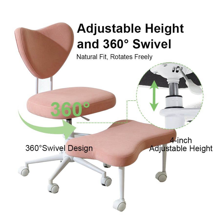Meditation Chair, An Ergonomic Cross-legged Seating Chair With Lumbar