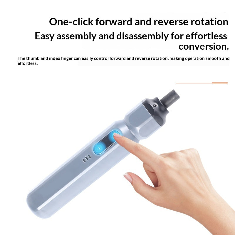 Mini Portable Cordless Electric Screwdriver Set for Home & Repairs