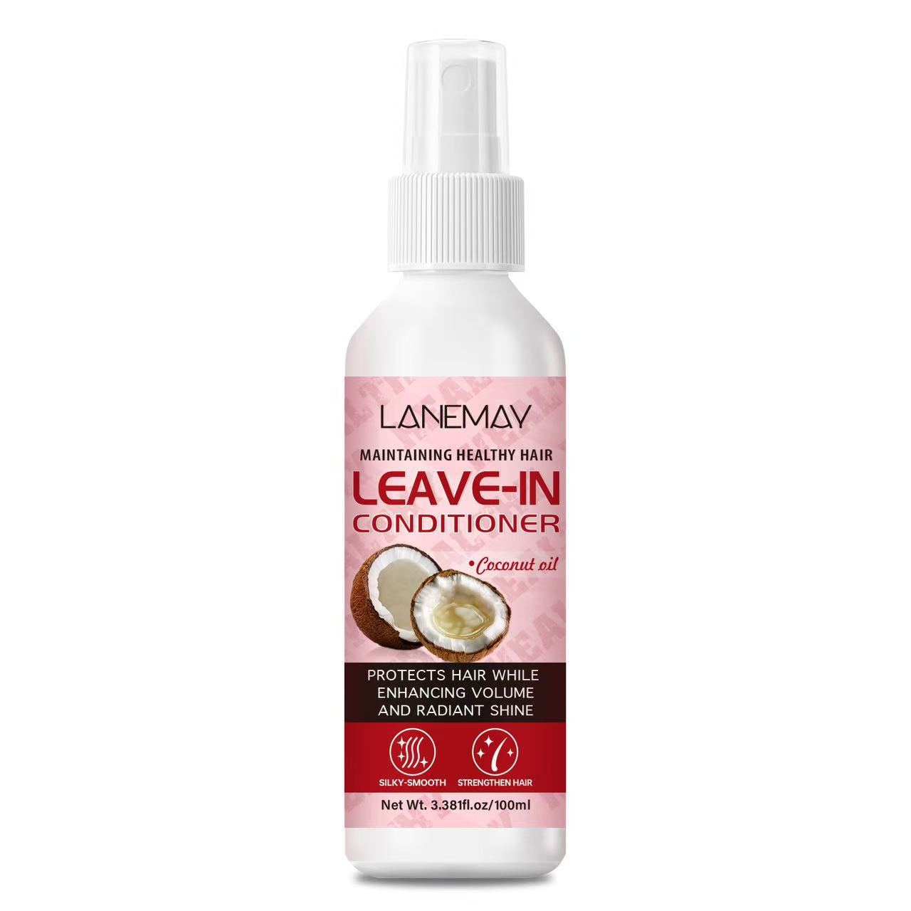 No-Rinse Coconut Oil Hair Conditioner - Nourishing Leave-In Treatment 100ml