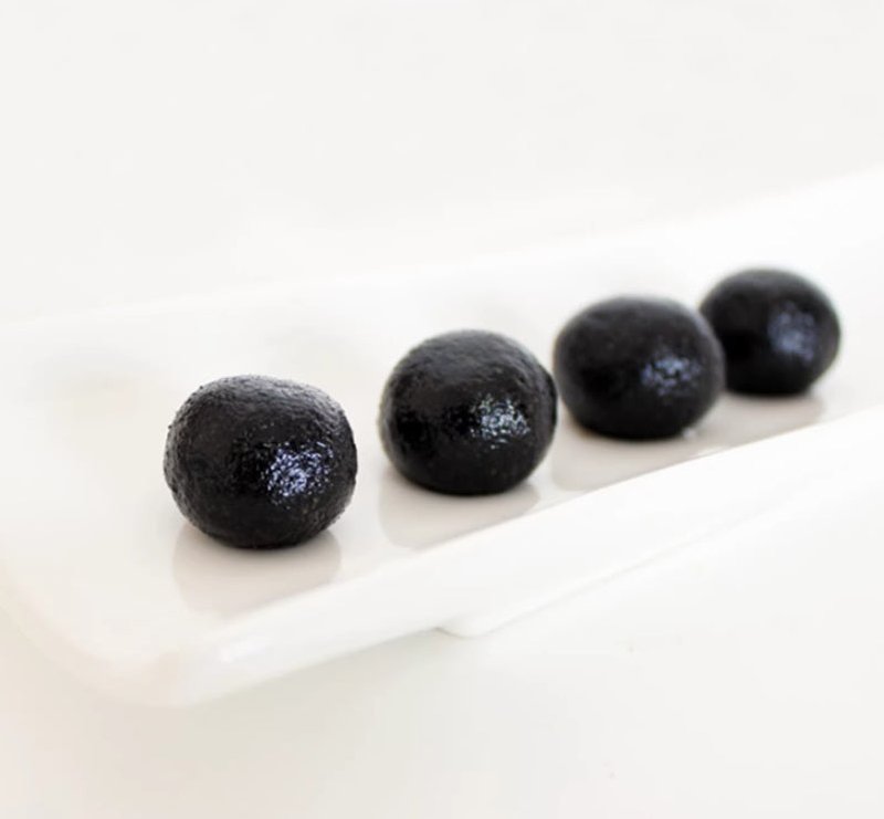 Black Sesame Seed Balls - Honey Coated, Vegan, 22pc