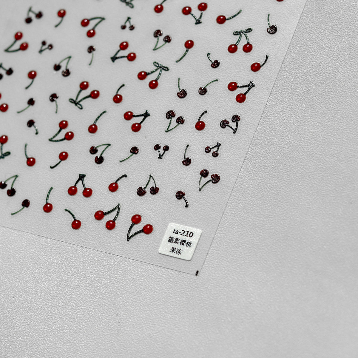 Cute Nail Art Stickers for Manicure - Cherry & Cartoon Designs, Assorted Styles