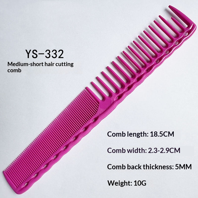 Double-Ended Hair Comb with Fine & Coarse Teeth - Multiple Colors