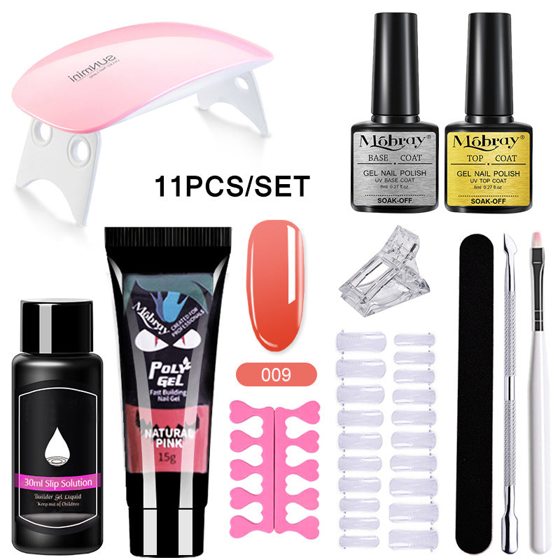 Crystal Extension Nail Glue Manicure Set - 15ML