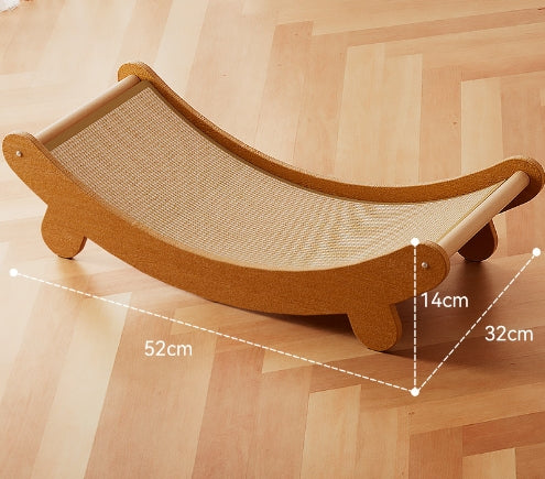 Sisal Cat Scratch Board with Crumb-Resistant Mat | Durable Pet Furniture
