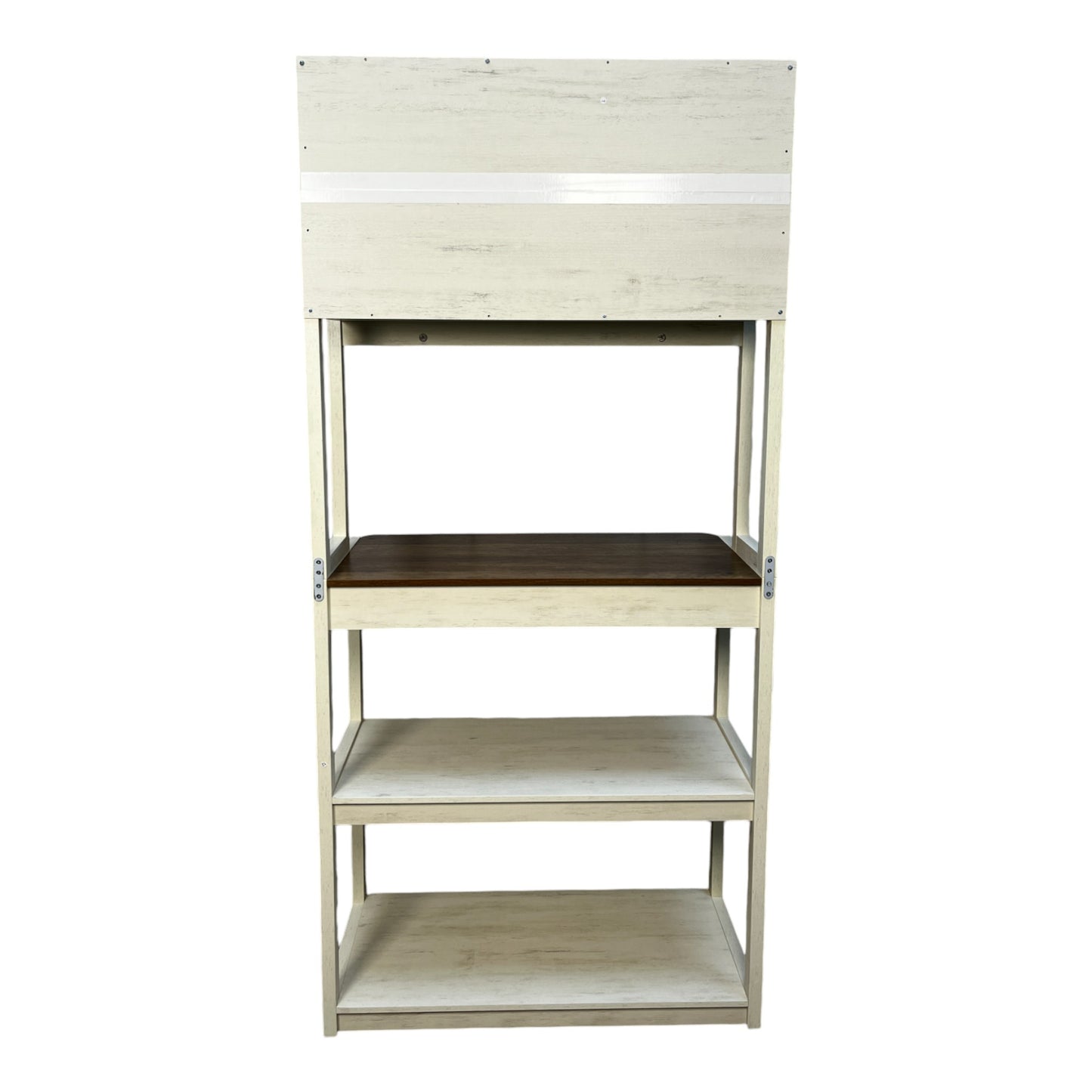 5-Layer White Kitchen Cabinet Rack for Storage & Organization
