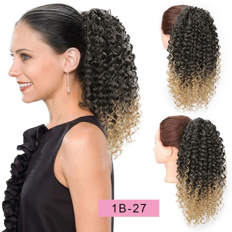 Puffy Drawstring Ponytail Hair Wigs for Ladies - Multiple Styles