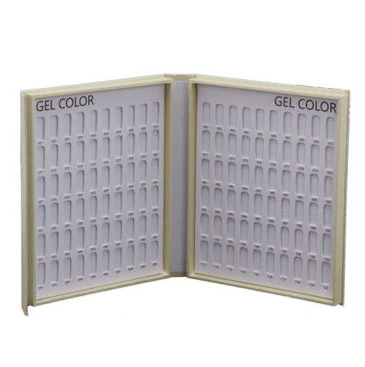 Nail Polish Color Card Book - 216 Colors
