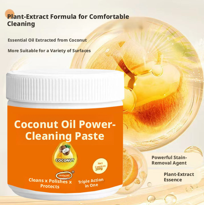 Coconut Oil Decontamination Cream - 260g Bottle
