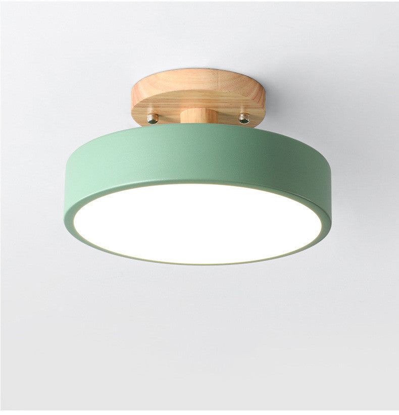 Modern Ceiling Lamp for Hallways Living Rooms Bedrooms White Grey Pink 3-Color Light