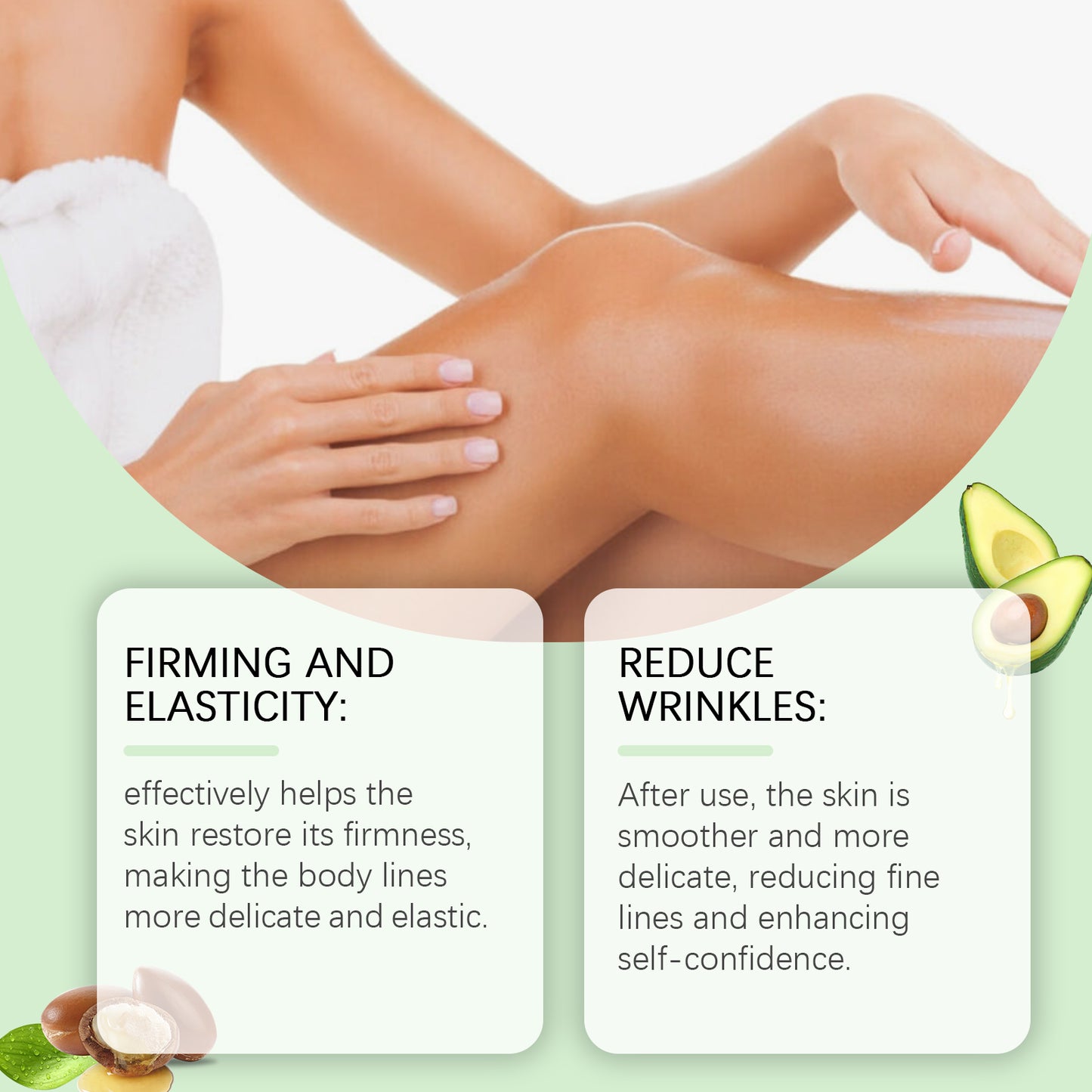 Avocado Exfoliating Body Scrub & Lotion with Shea Butter - 100ml
