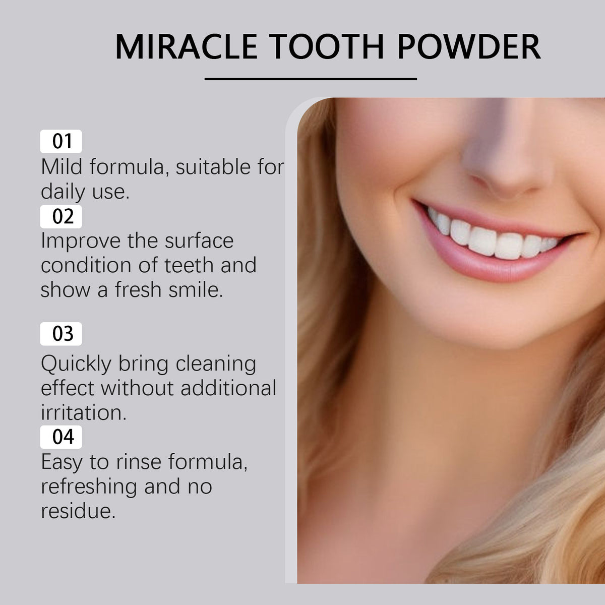Mint Toothpowder Mild Cleaning Care