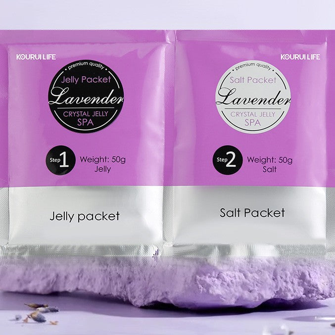 Lavender Crystal Bath Salt and Foot Soak Set - All Variants Included