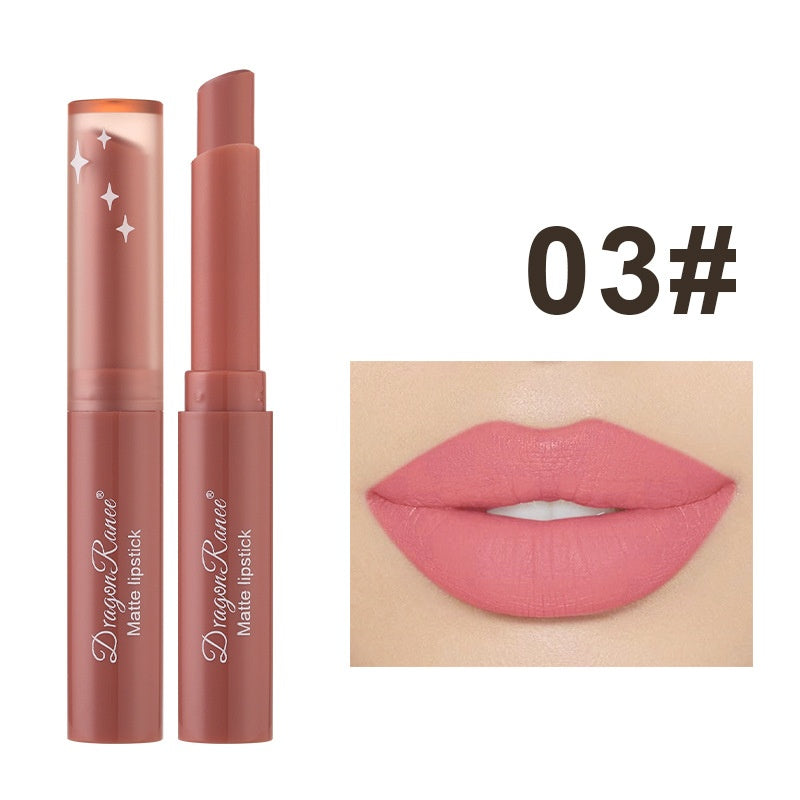 Matte Finish Lipstick Lip Balm Pen - Nude, Brown, Oblique Mouth Shades