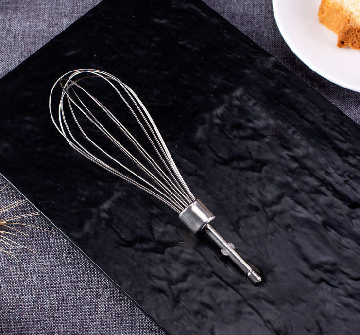 Food Grade Stainless Steel Egg Beater - Silver, 1 Piece
